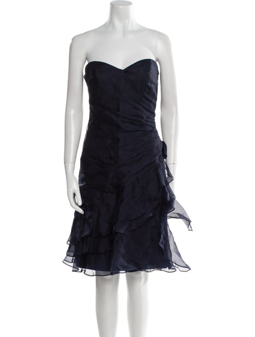 Theia Silk Mini Dress