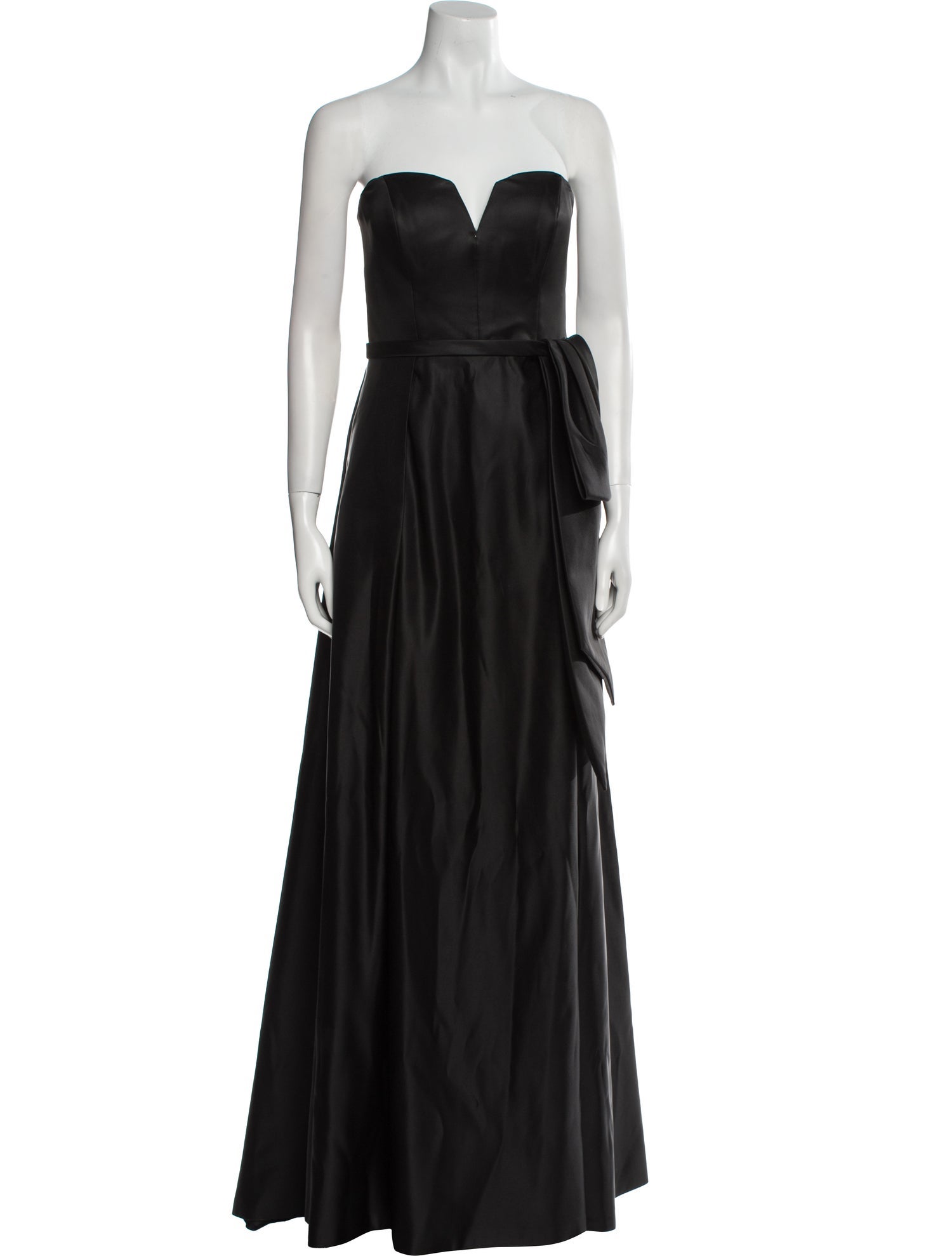 Theia Strapless Long Dress