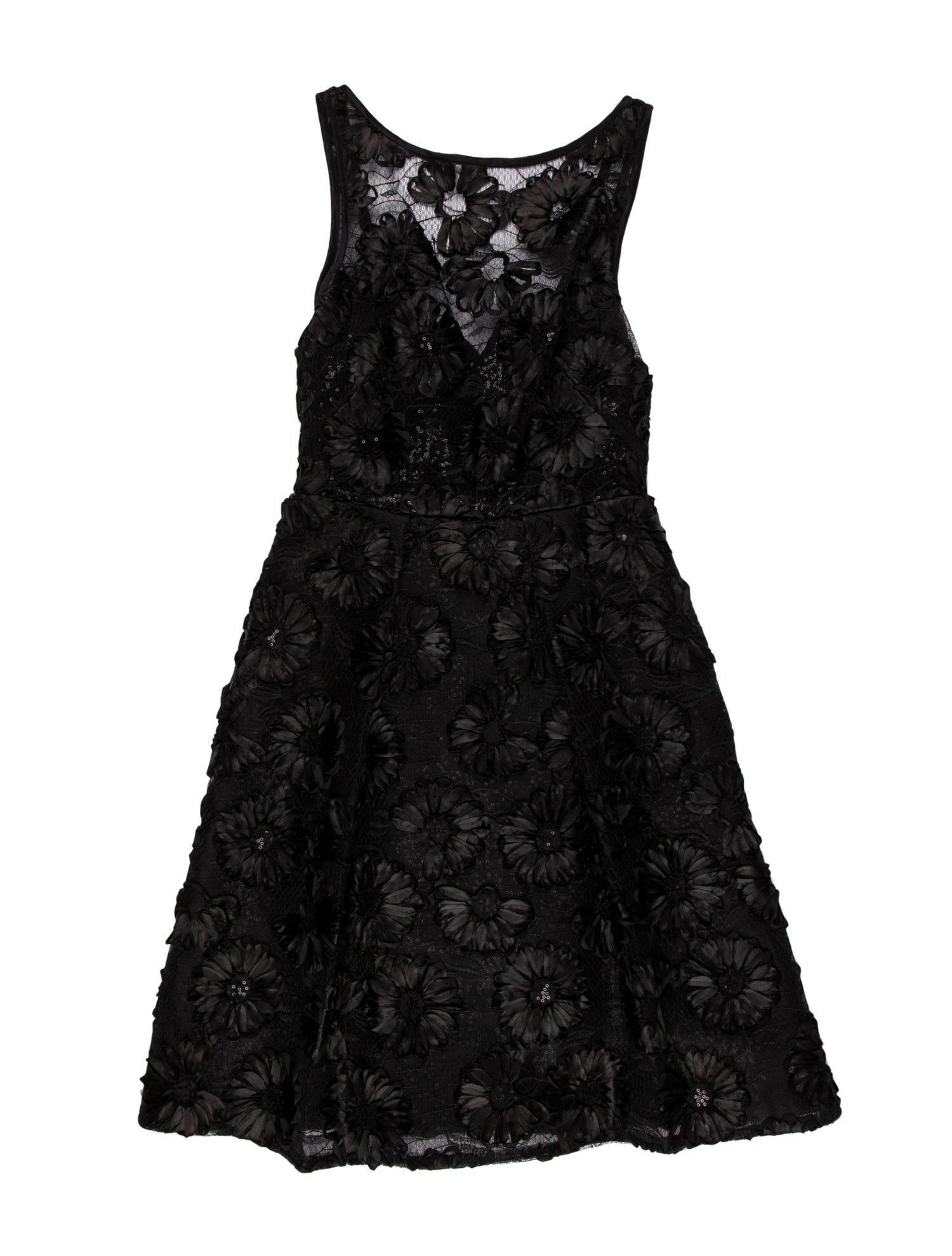 Theia Patterned Mini Dress