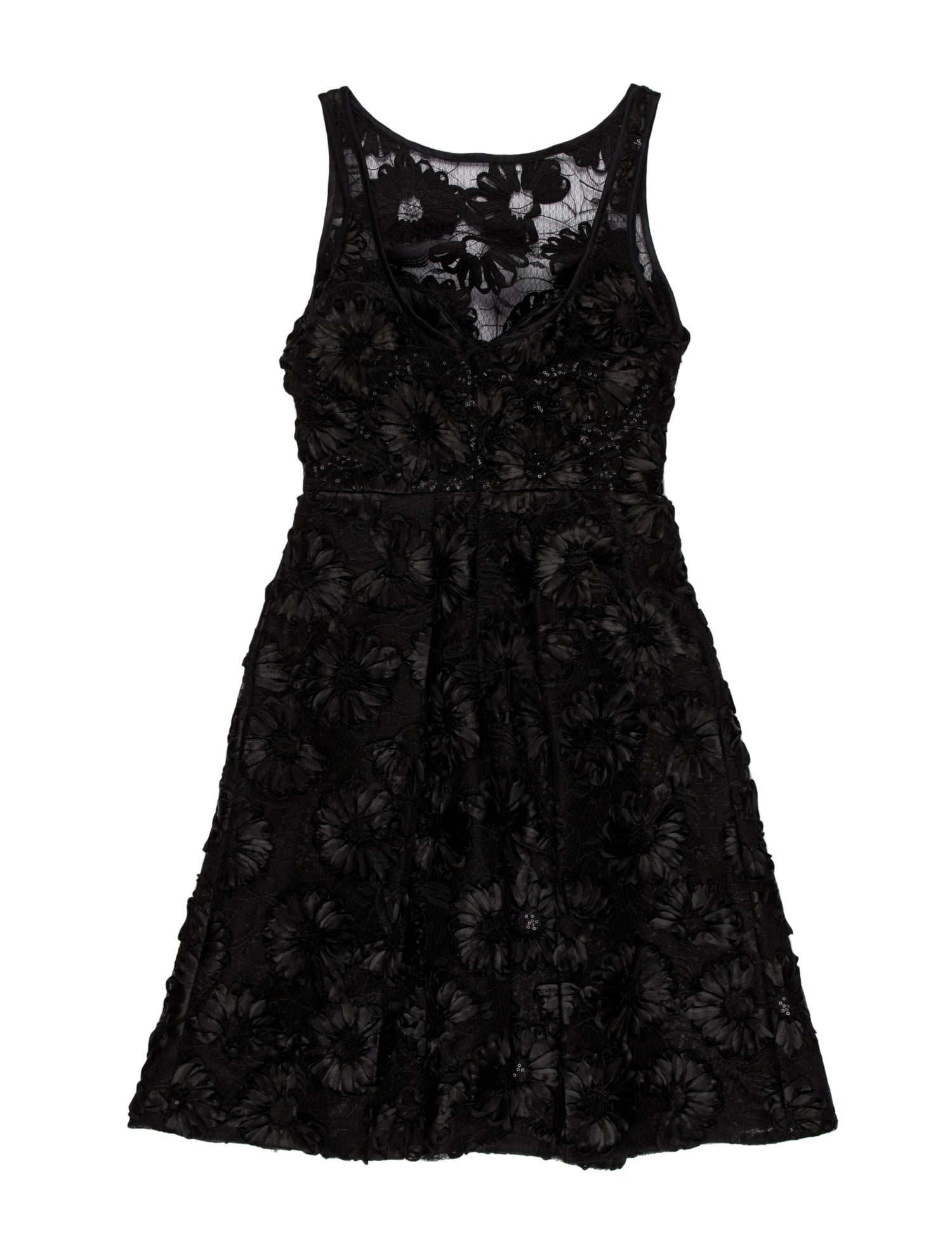 Theia Patterned Mini Dress