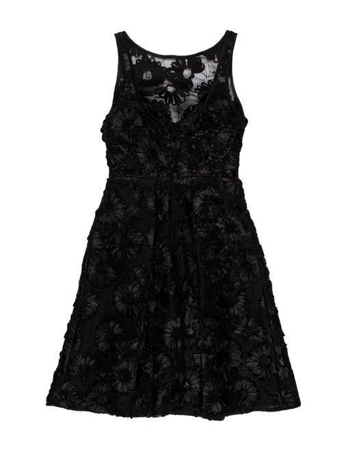 Theia Patterned Mini Dress