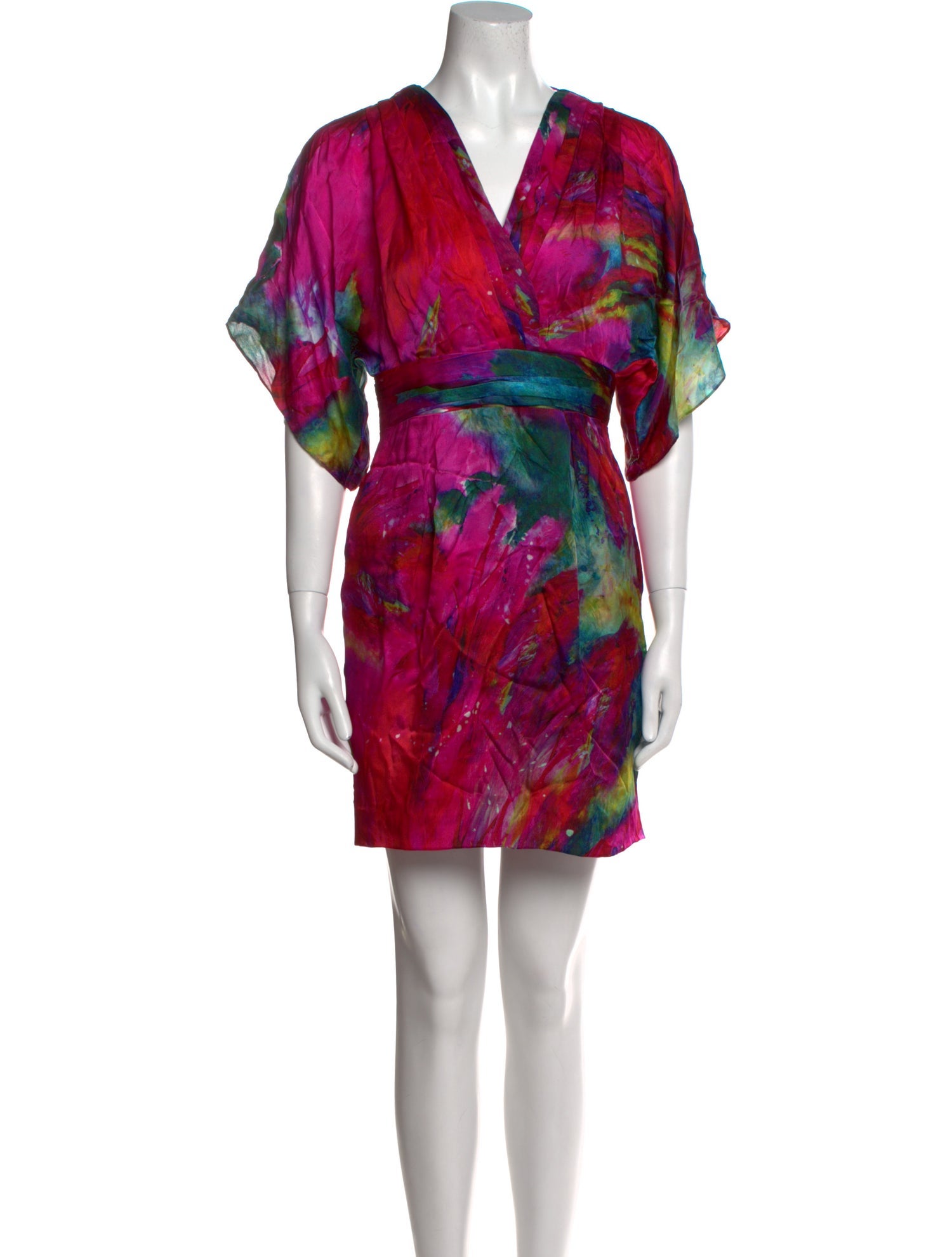 Theia Silk Mini Dress