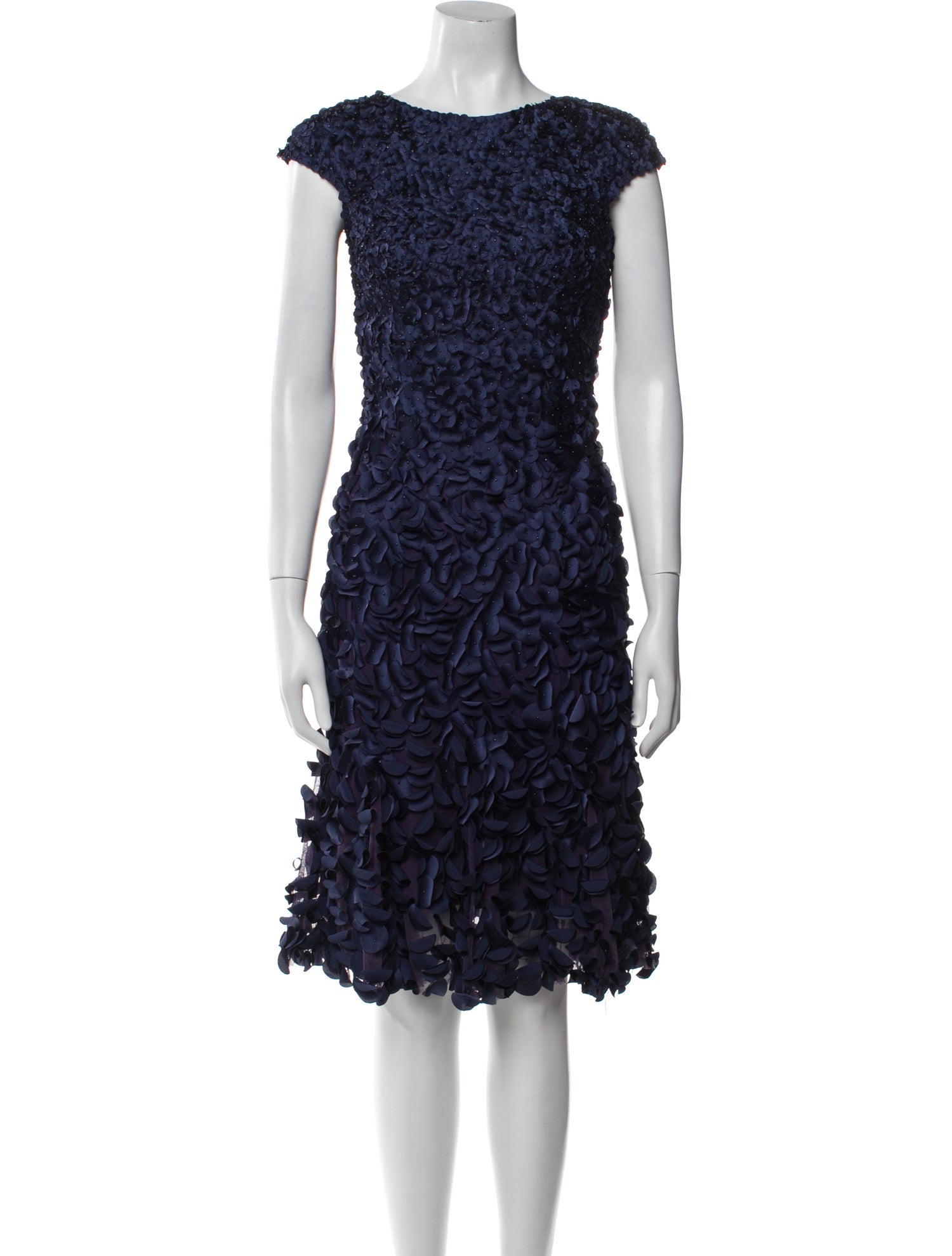 Theia Lace Pattern Knee-Length Dress w/ Tags