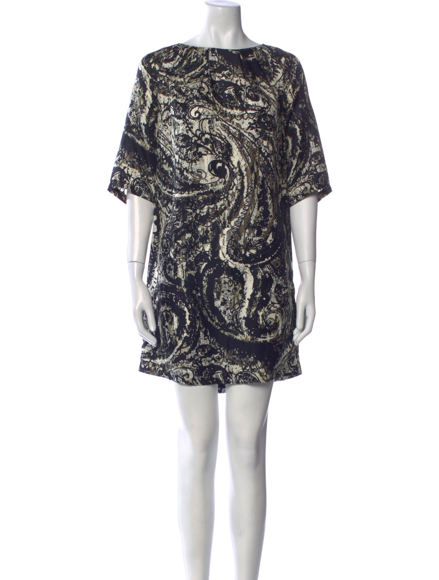 Theia Silk Mini Dress