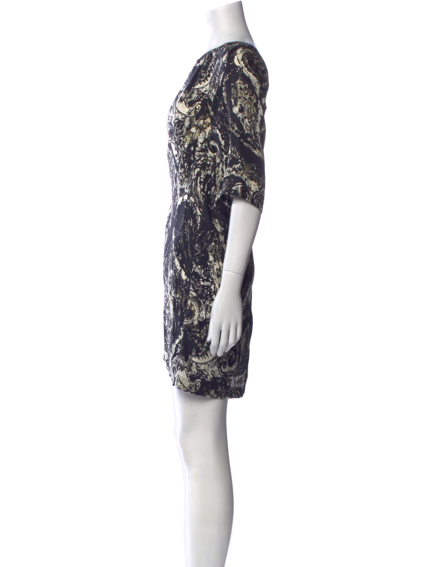 Theia Silk Mini Dress