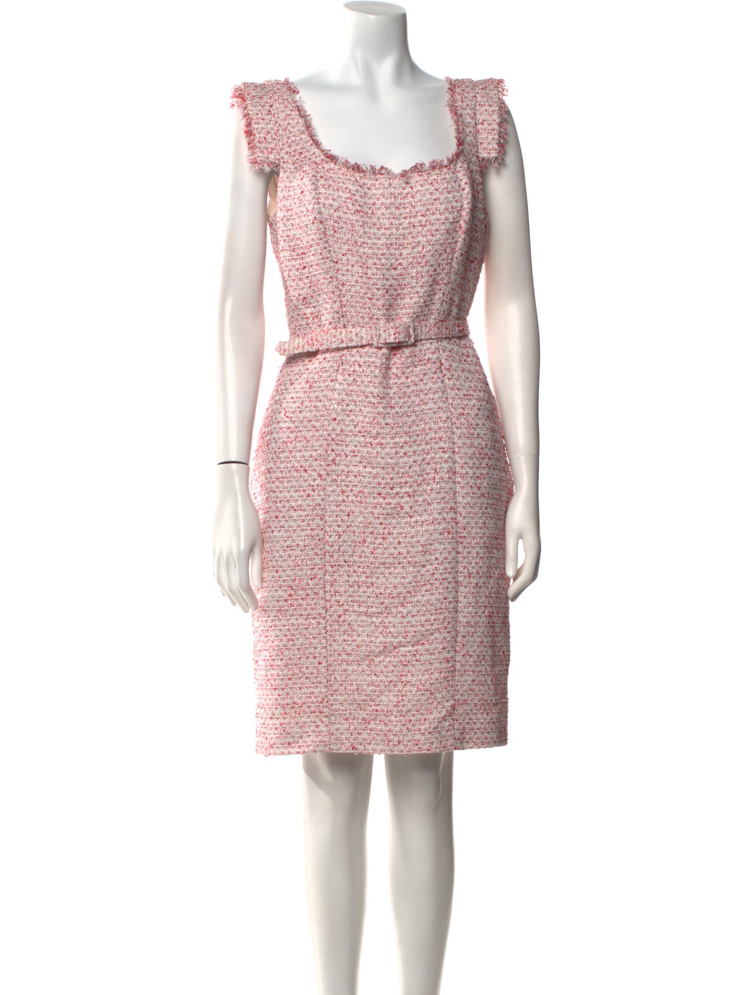 Theia Printed Knee-Length Dress