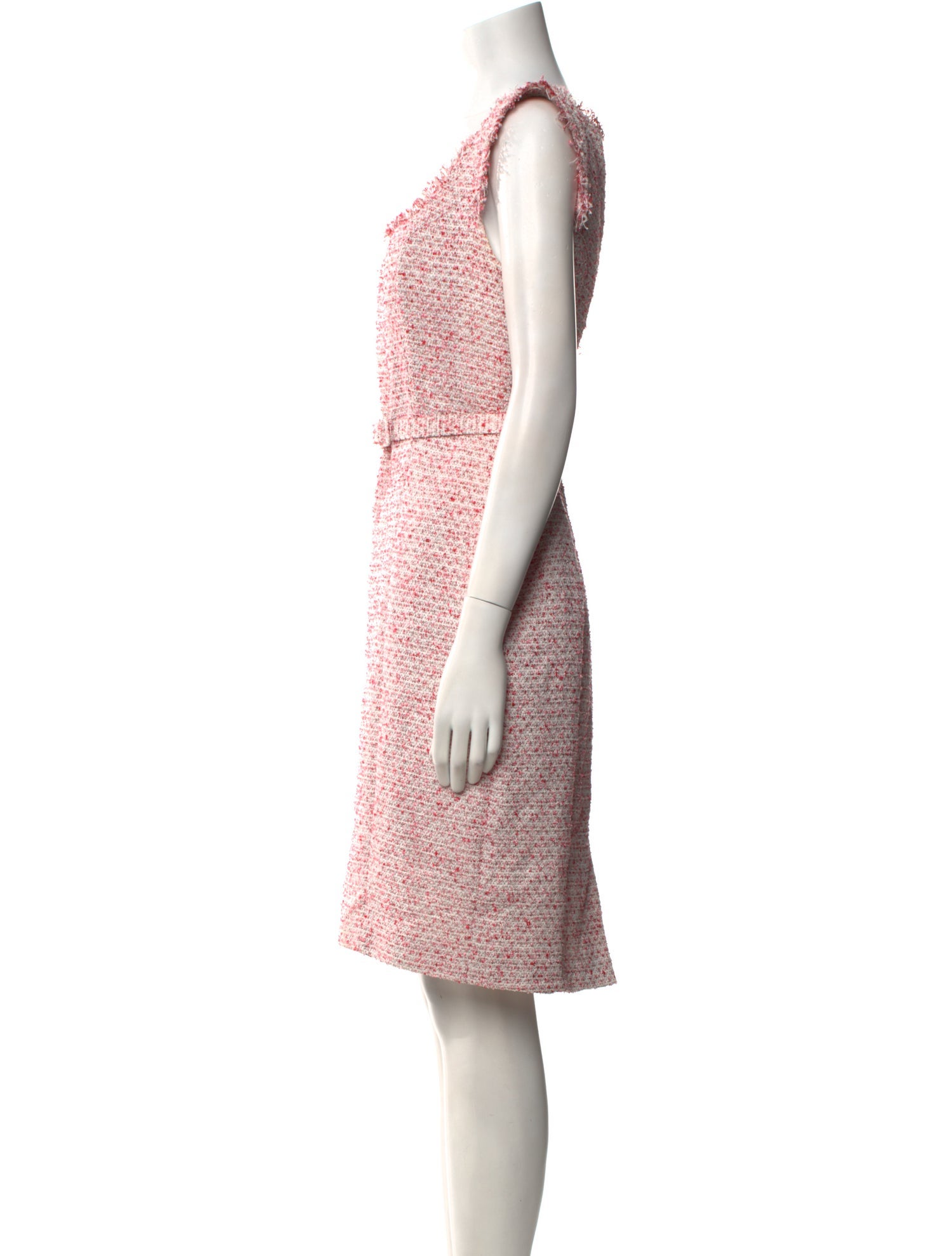 Theia Printed Knee-Length Dress