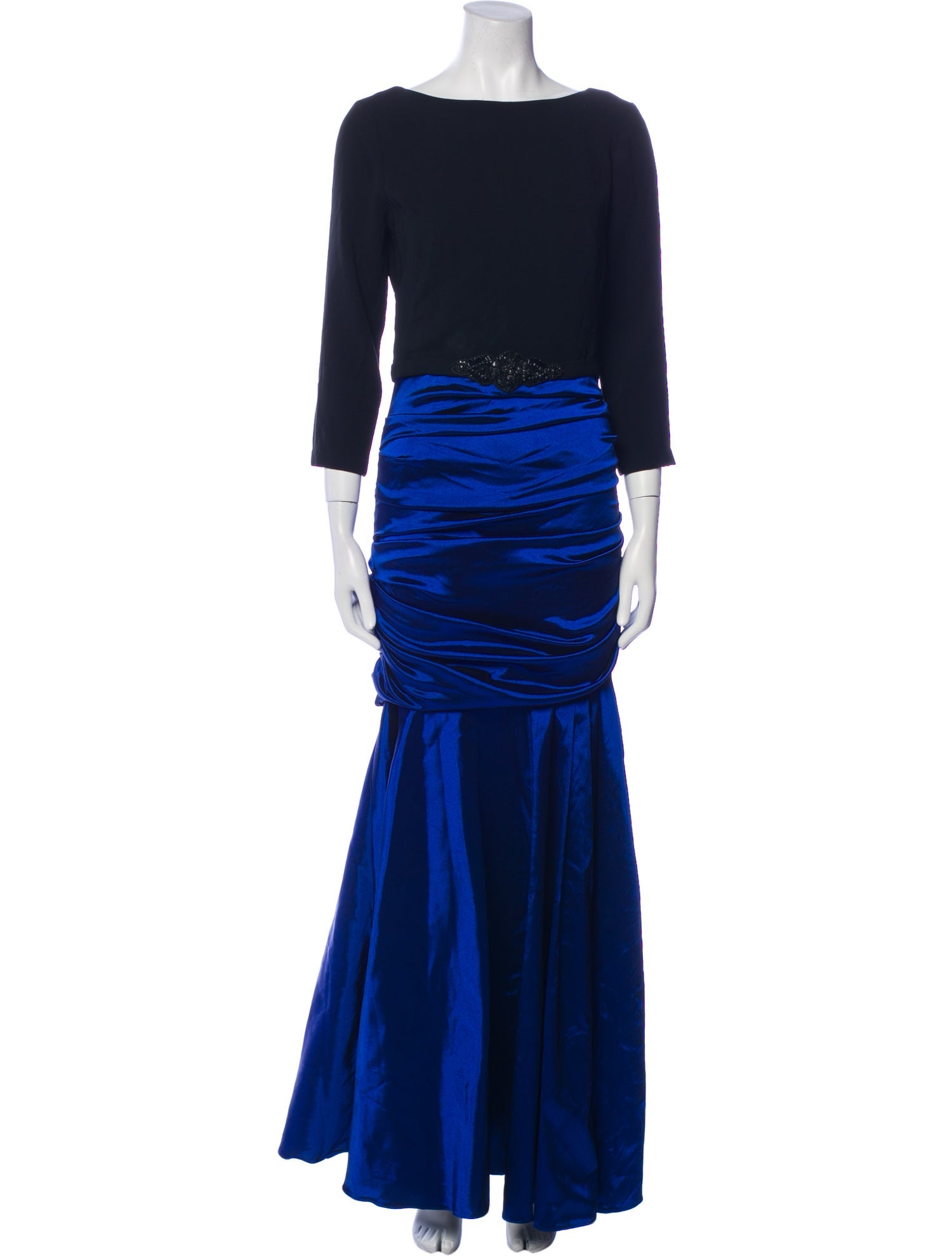 Theia Bateau Neckline Long Dress w/ Tags