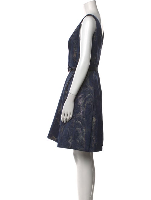 Theia Printed Mini Dress