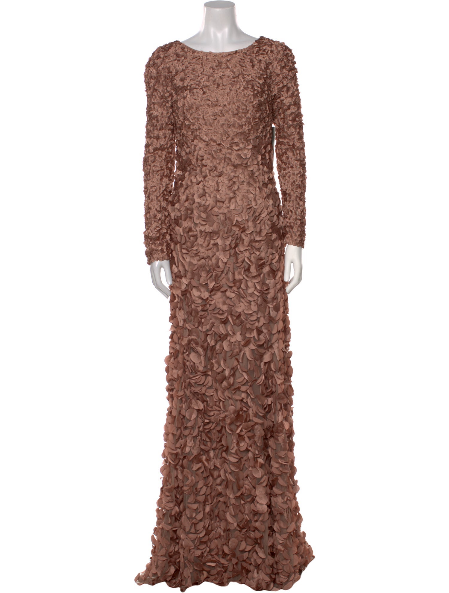 Theia Lace Pattern Long Dress w/ Tags
