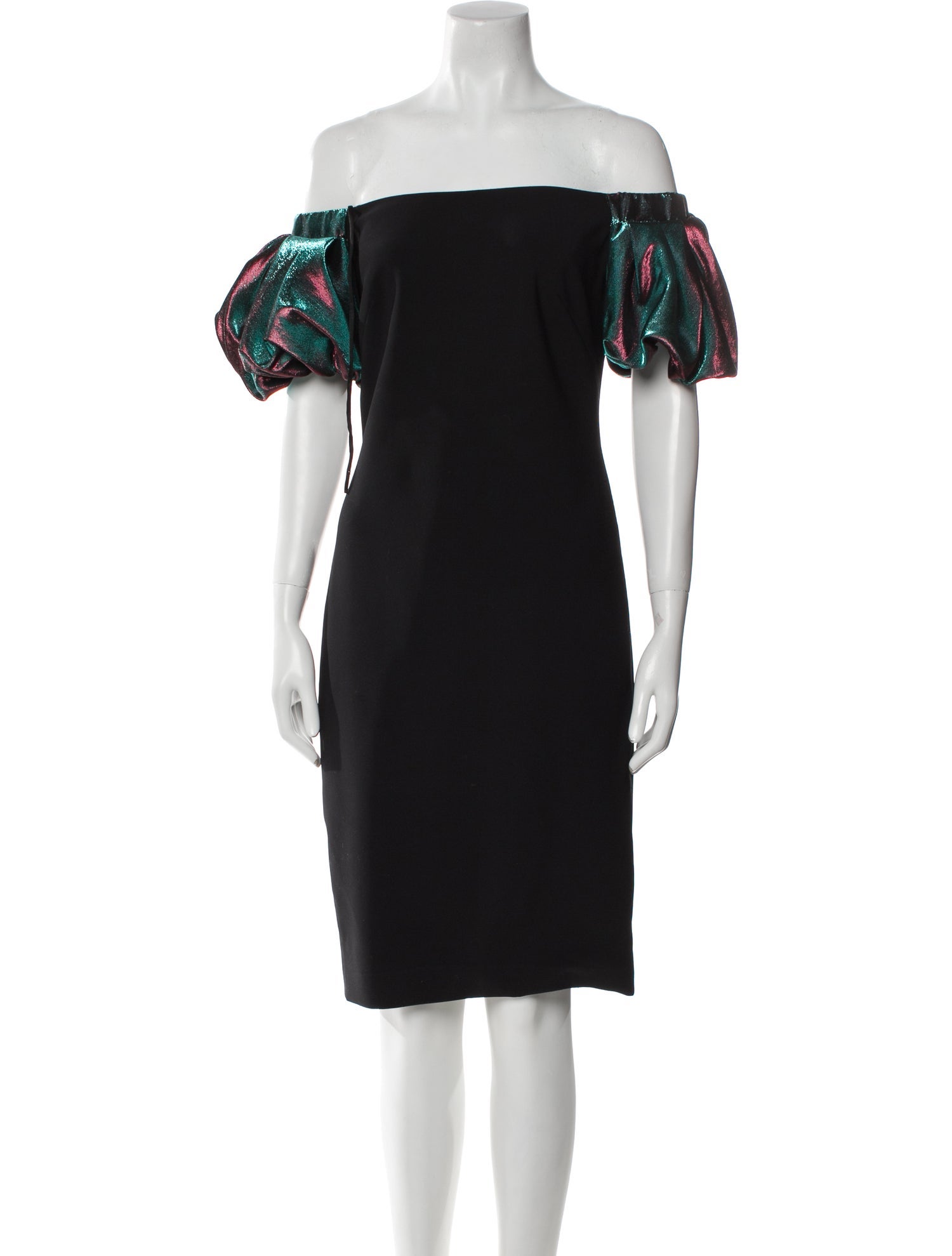 Theia Off-The-Shoulder Mini Dress