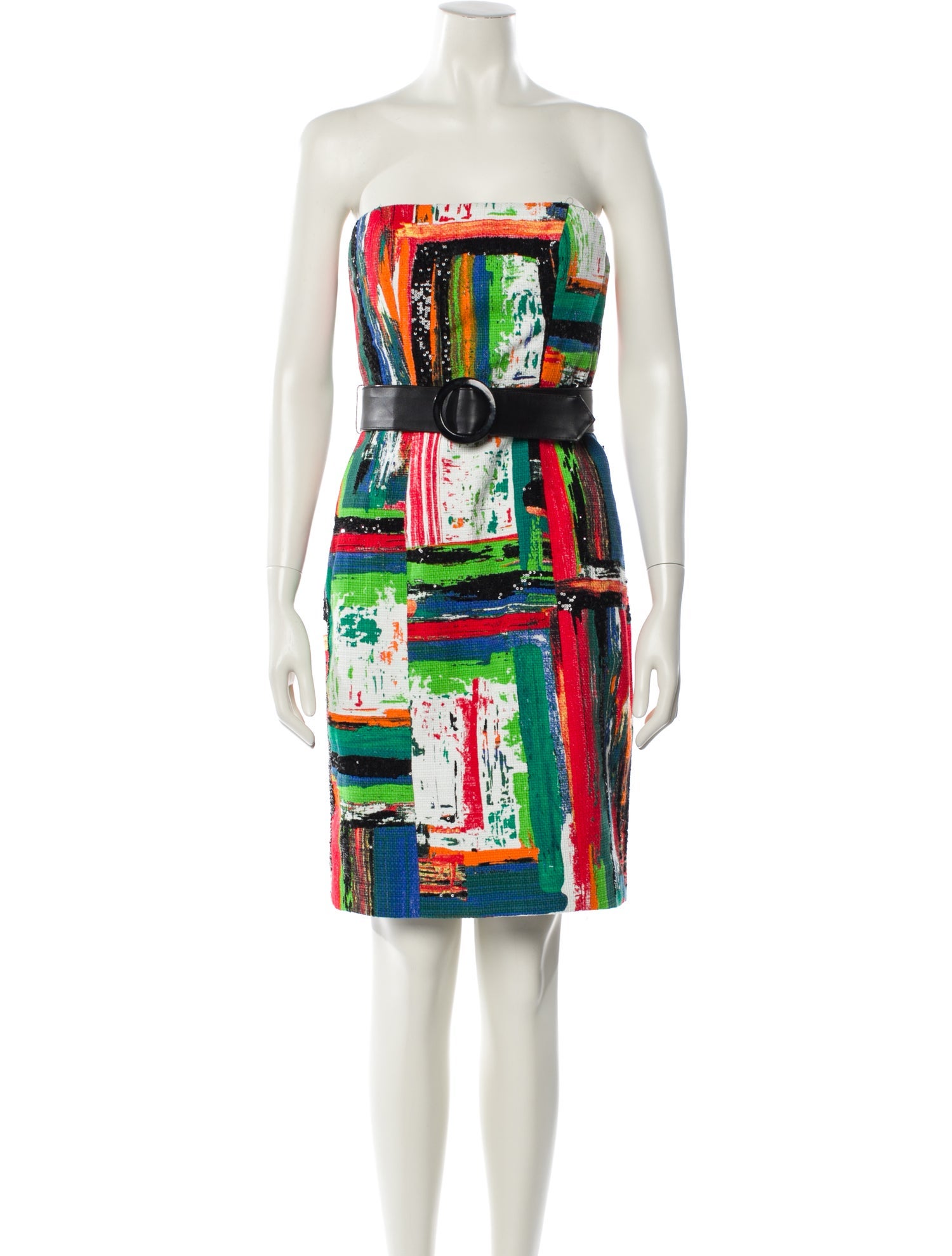 Theia Printed Mini Dress