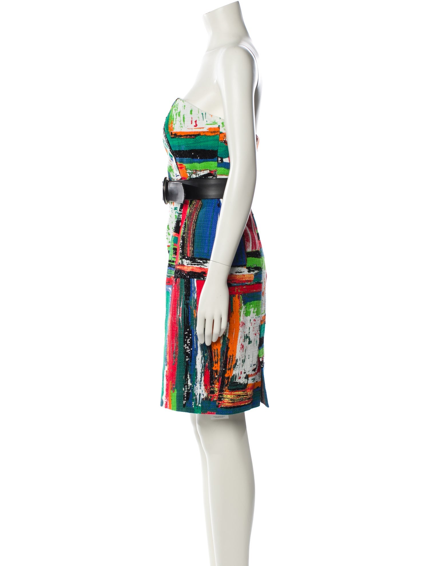 Theia Printed Mini Dress