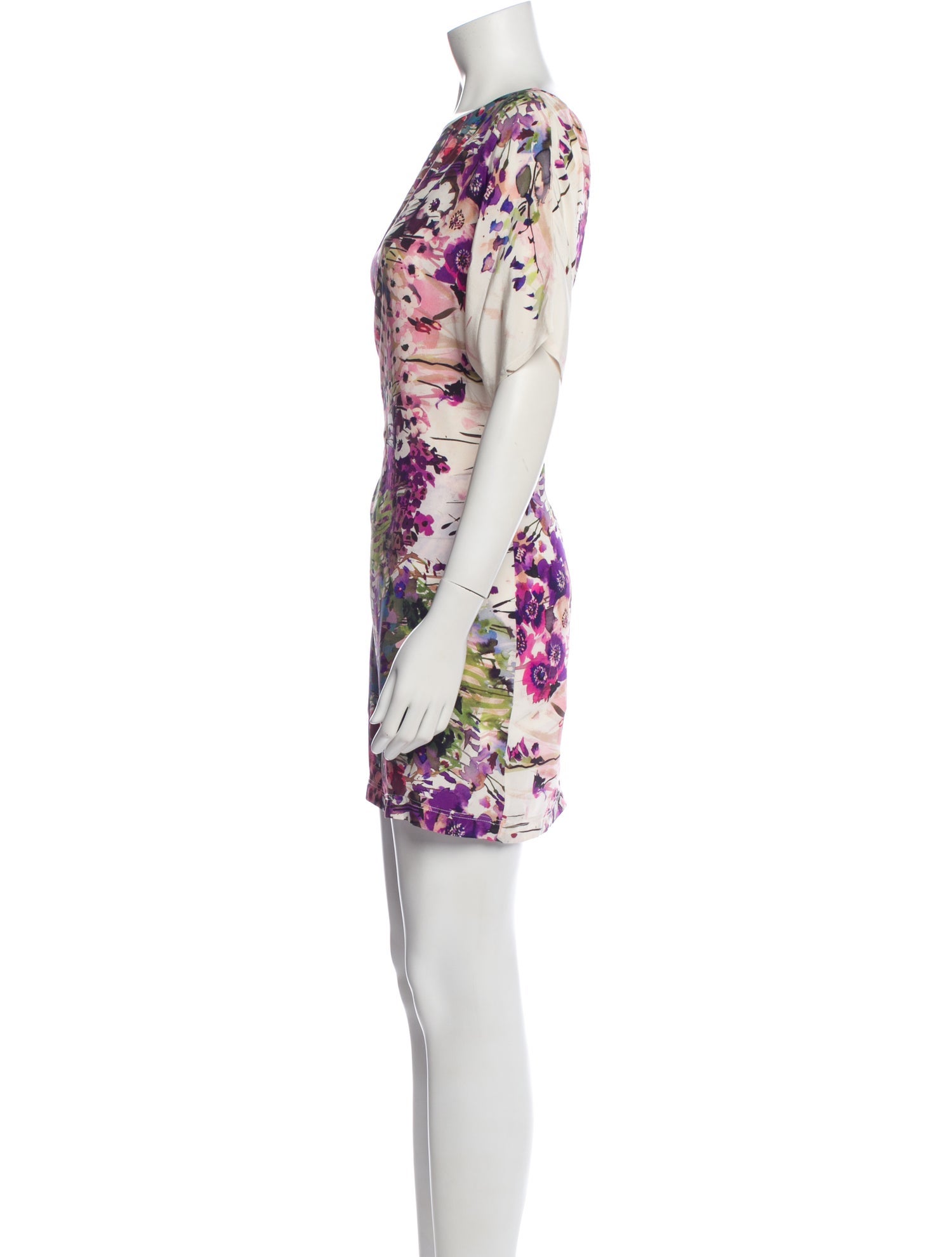 Theia Silk Mini Dress