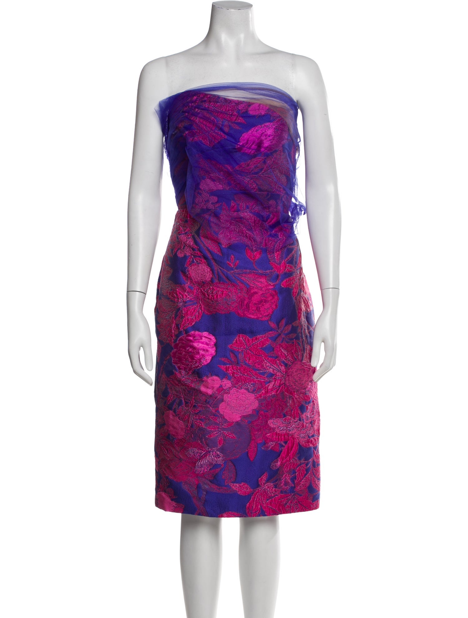 Theia Printed Mini Dress