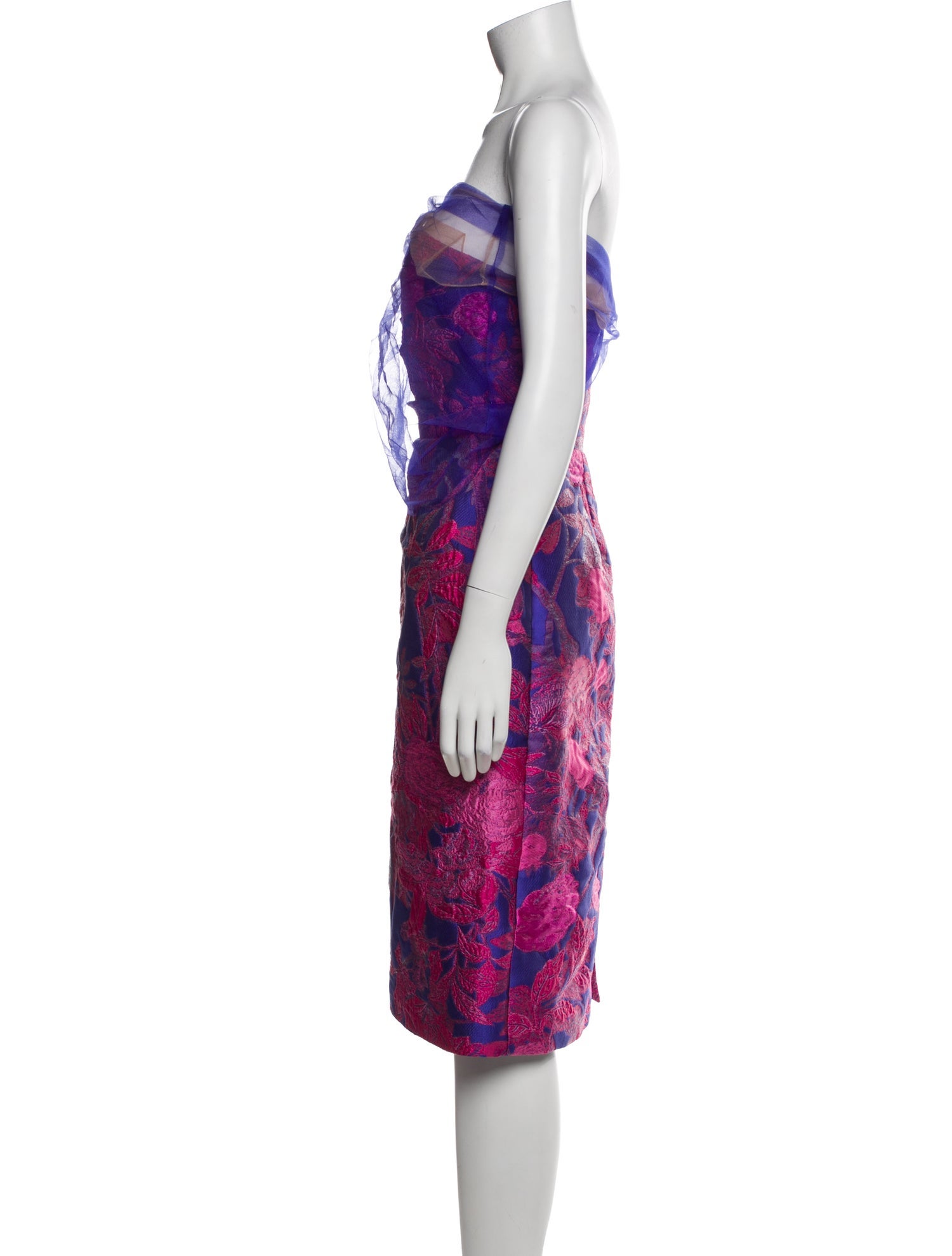 Theia Printed Mini Dress