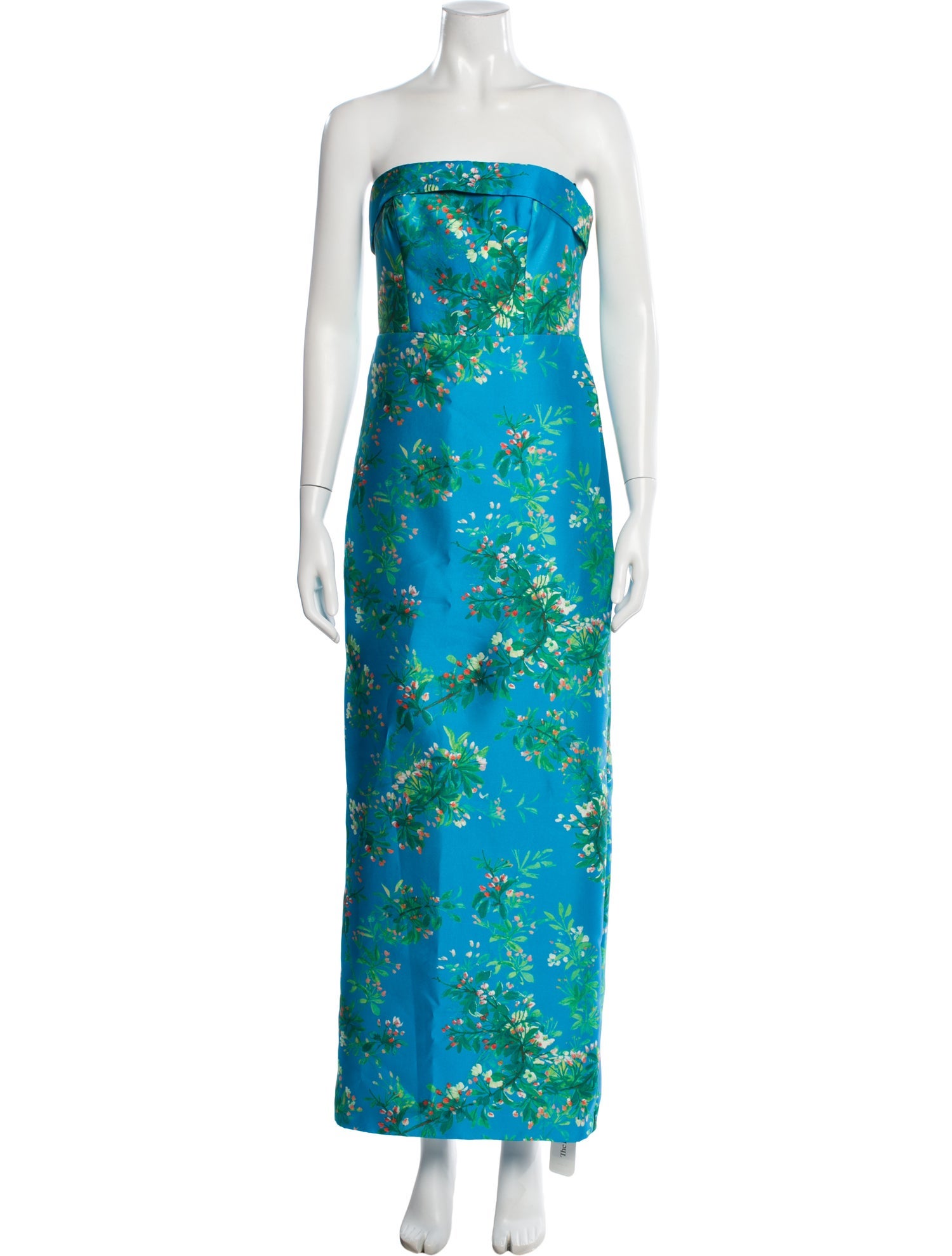 Theia Printed Midi Length Dress