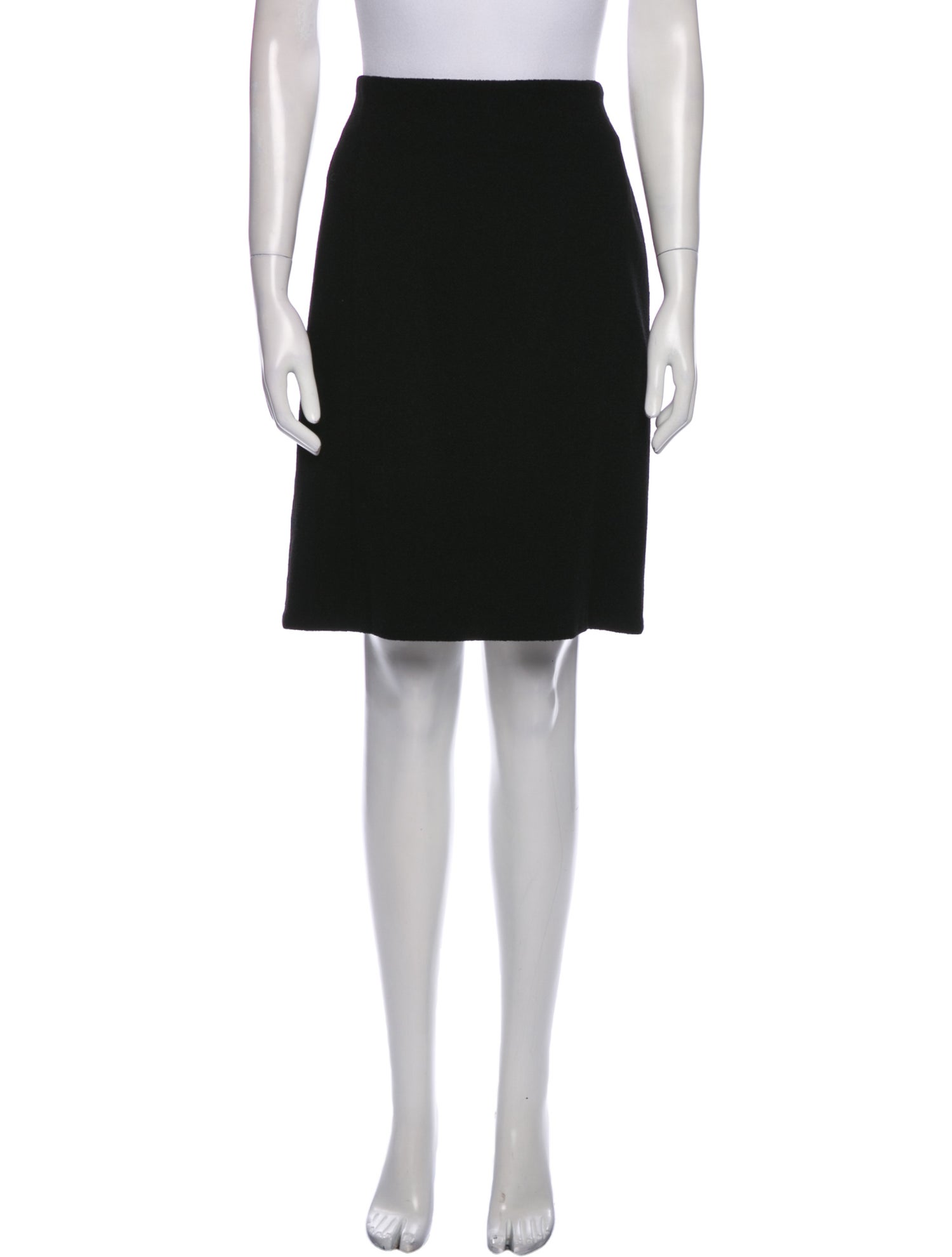 Terry Wool Knee-Length Skirt