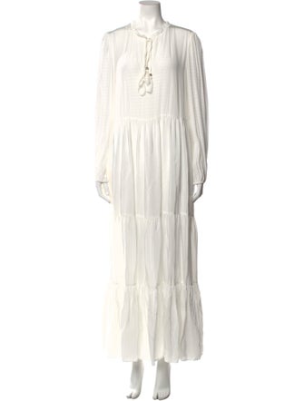 TWINSET Crew Neck Long Dress