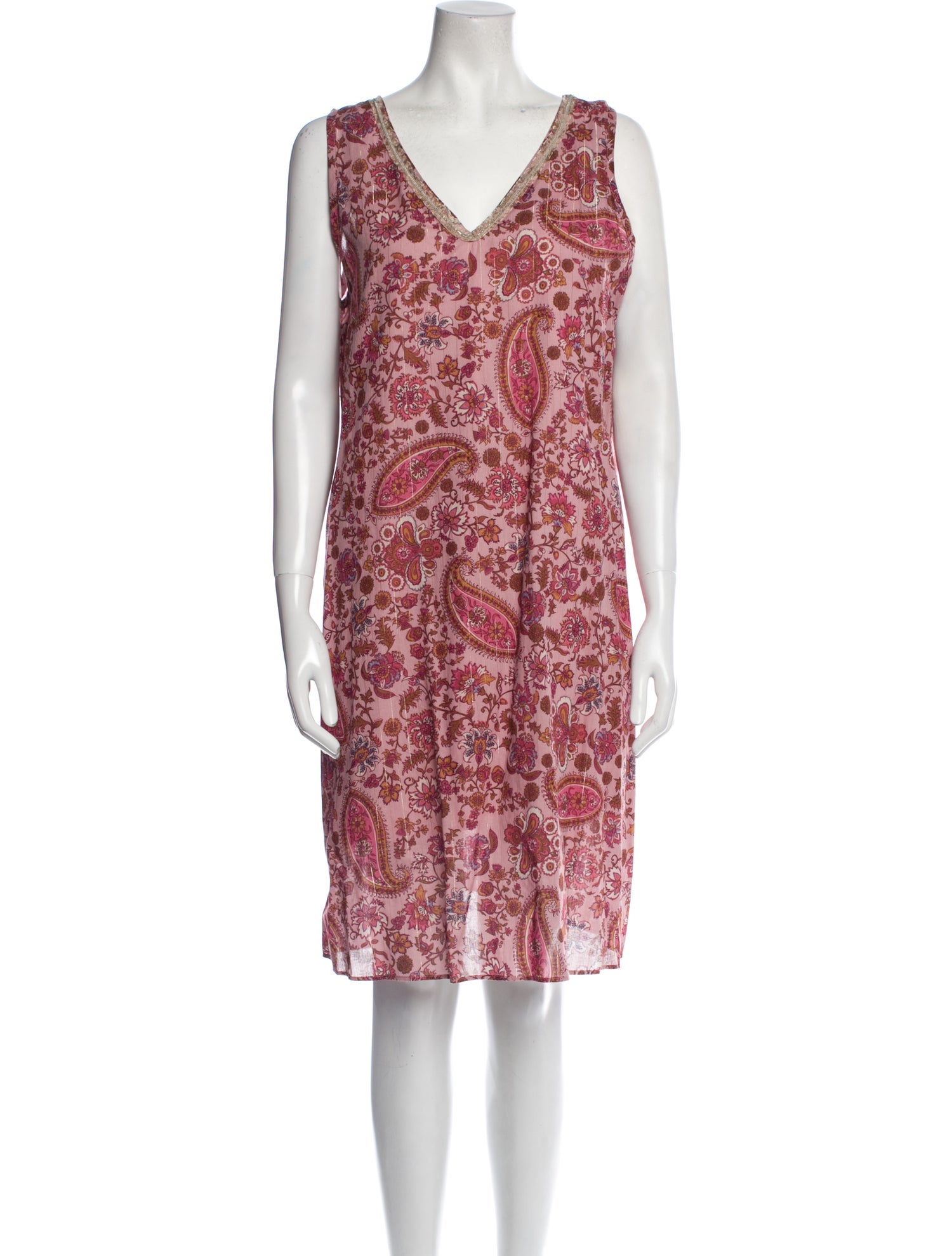 TWINSET Paisley Print Knee-Length Dress