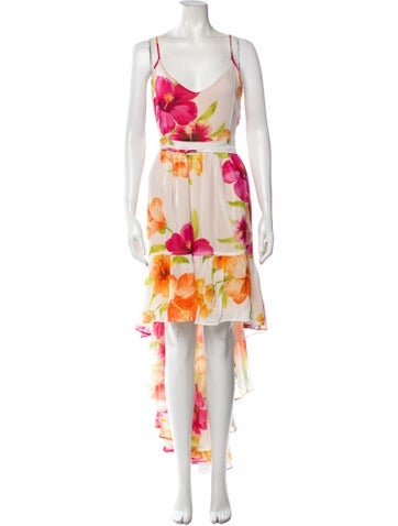 Twinset Dresses Floral Print Long Dress Us10, It46 | L