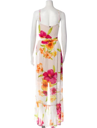 TWINSET Floral Print Long Dress