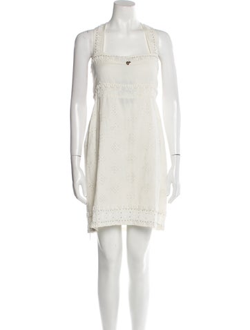 Twinset Dresses Square Neckline Mini Dress Us10, It46 | L