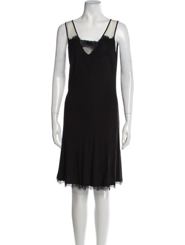 Twinset Dresses Square Neckline Knee-Length Dress M