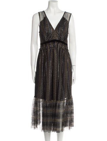 Twinset Dresses V-Neck Long Dress Us4, It40 | S