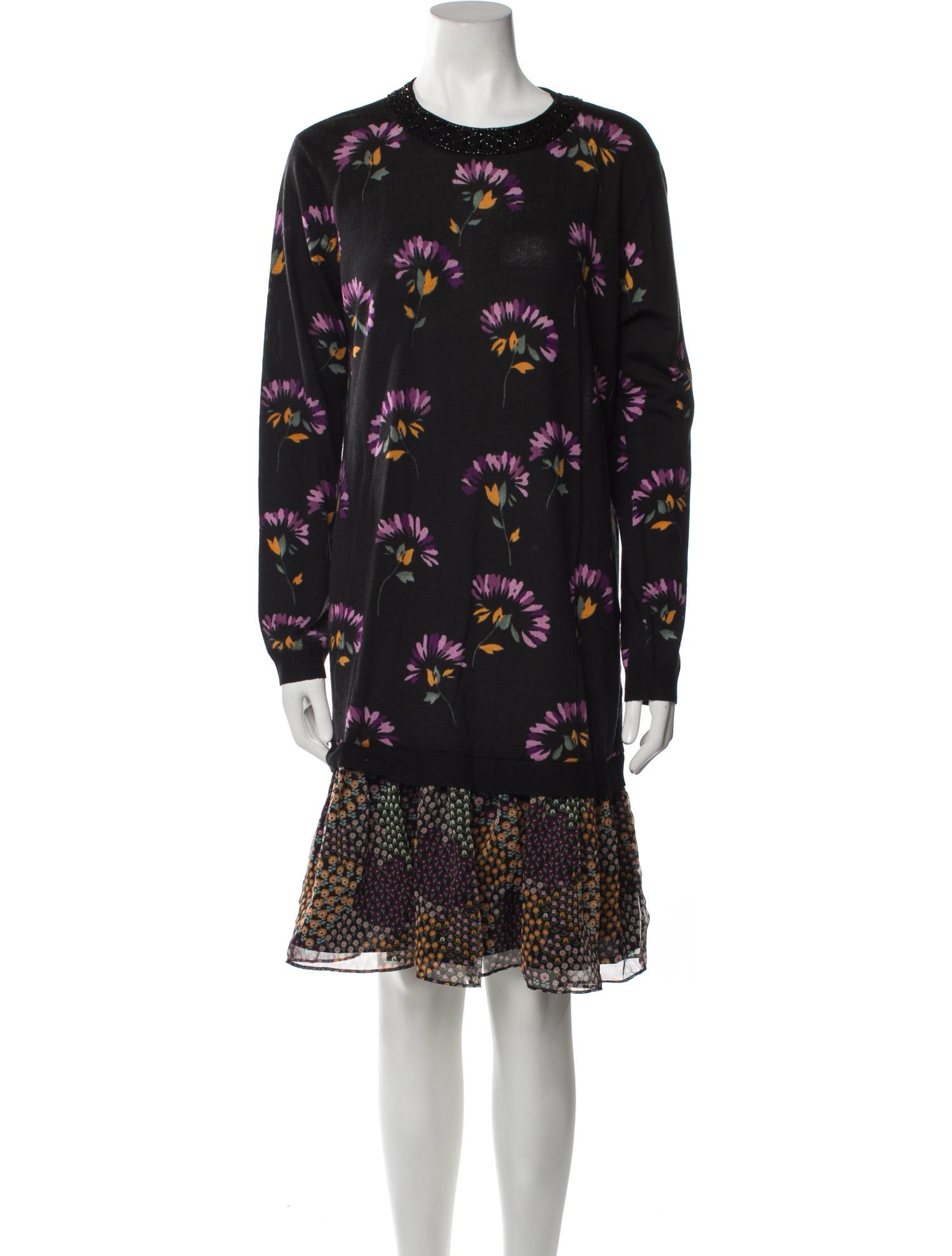 TWINSET Wool Knee-Length Dress