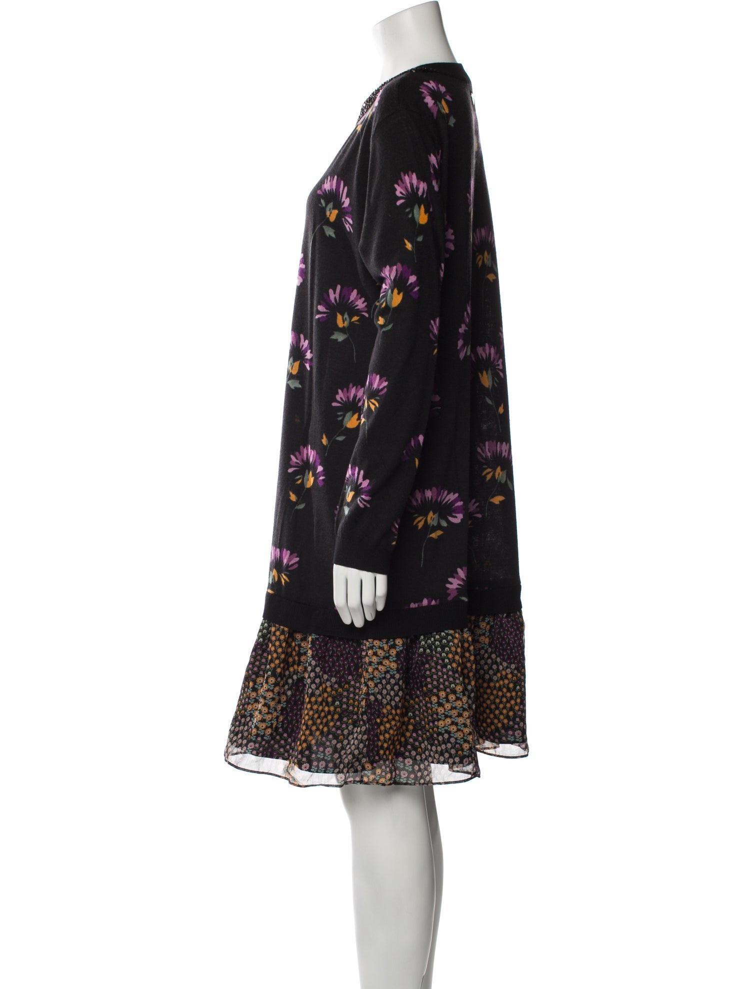 TWINSET Wool Knee-Length Dress