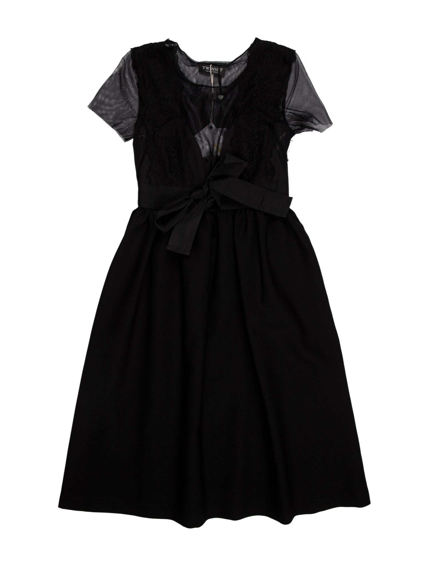 TWINSET Crew Neck Knee-Length Dress