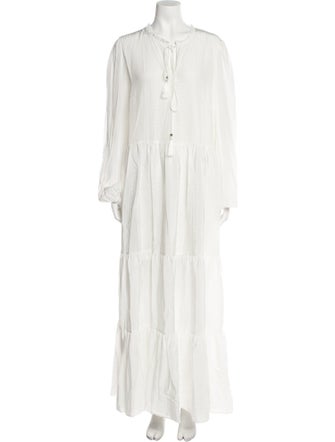 TWINSET Crew Neck Long Dress