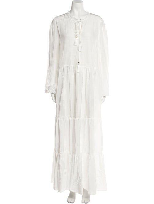 TWINSET Crew Neck Long Dress