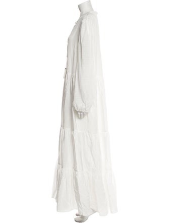 TWINSET Crew Neck Long Dress