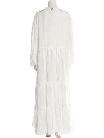 TWINSET Crew Neck Long Dress