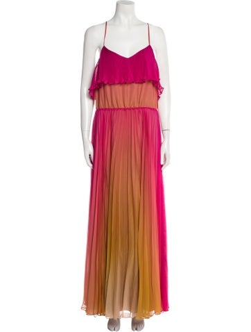 Twinset Dresses Striped Long Dress Us12, It48 | XL