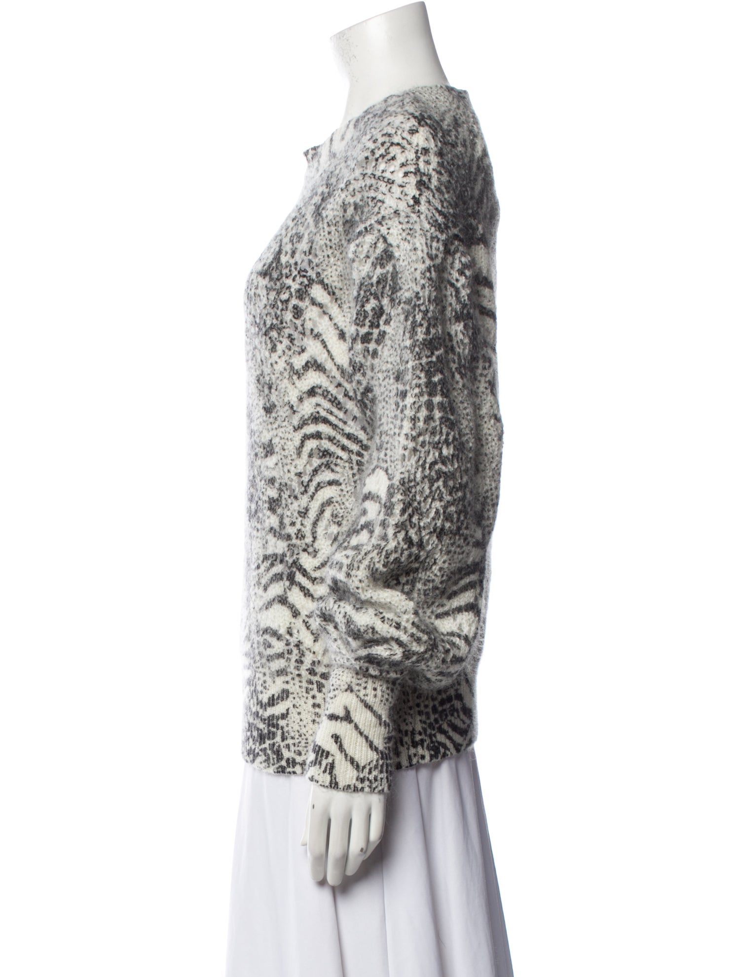 TWINSET Printed Crew Neck Sweater w/ Tags