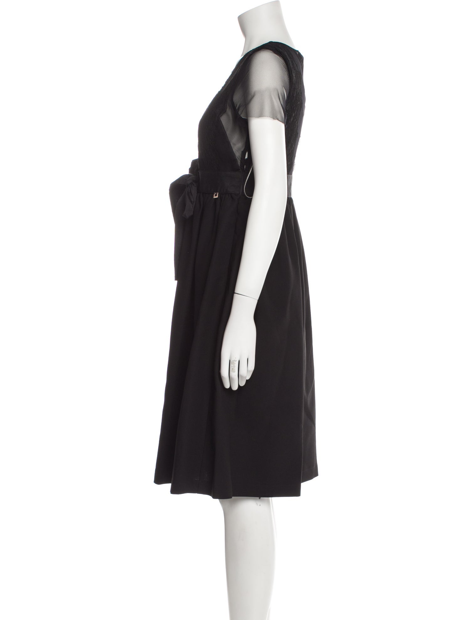 TWINSET Crew Neck Midi Length Dress