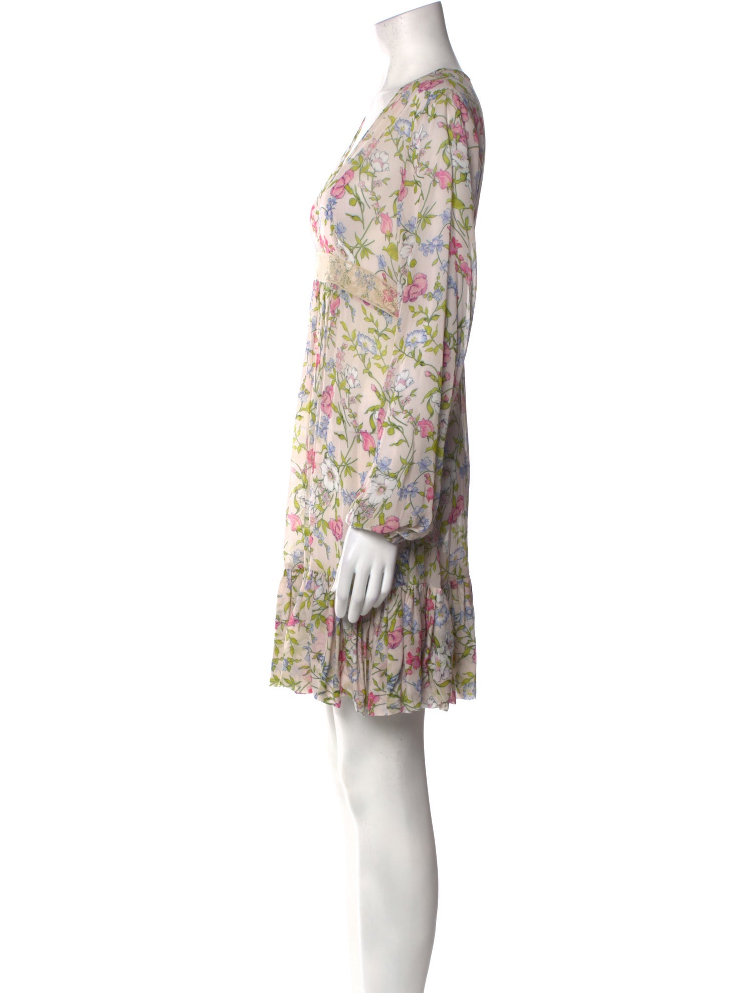 TWINSET Floral Print Mini Dress w/ Tags