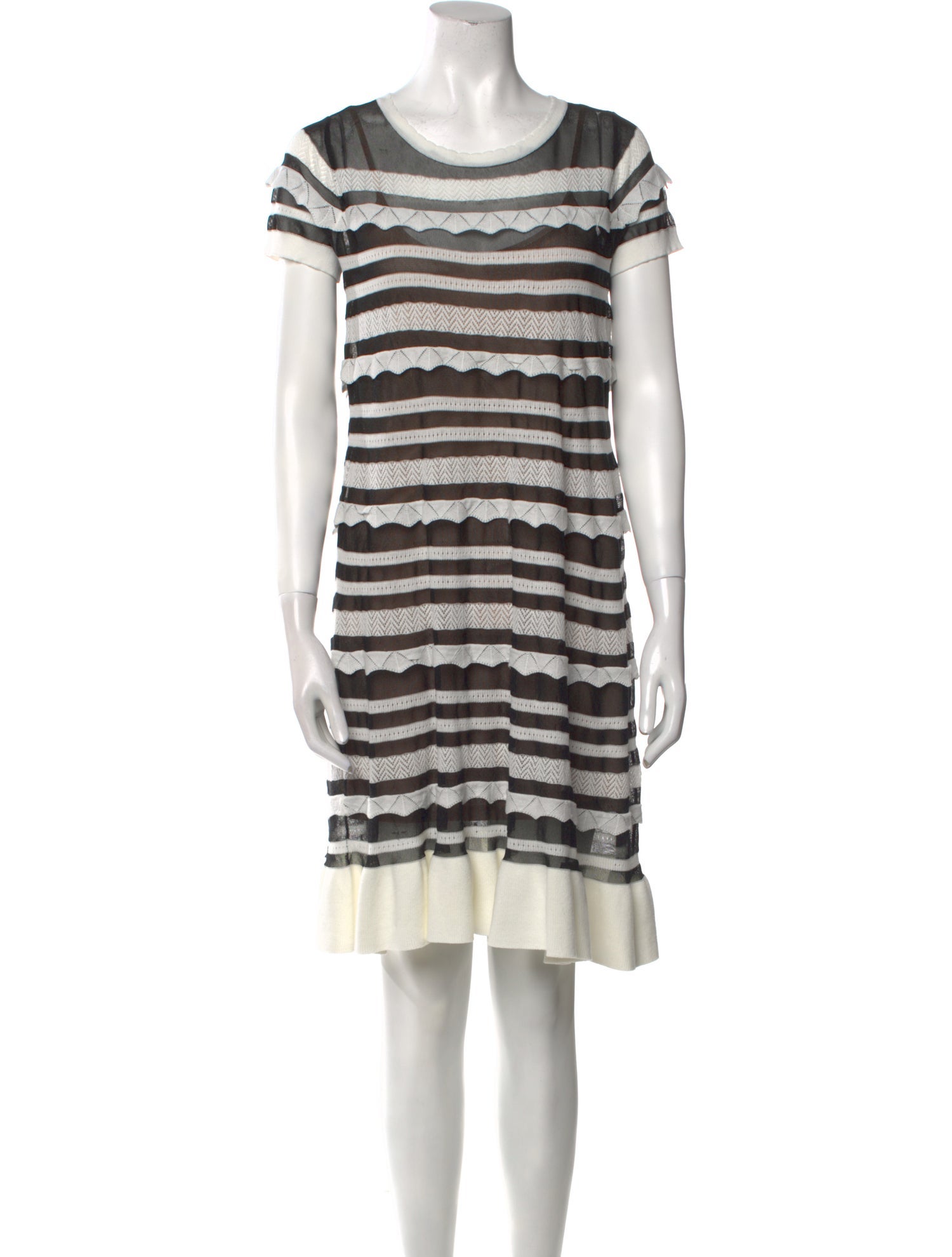 TWINSET Striped Mini Dress