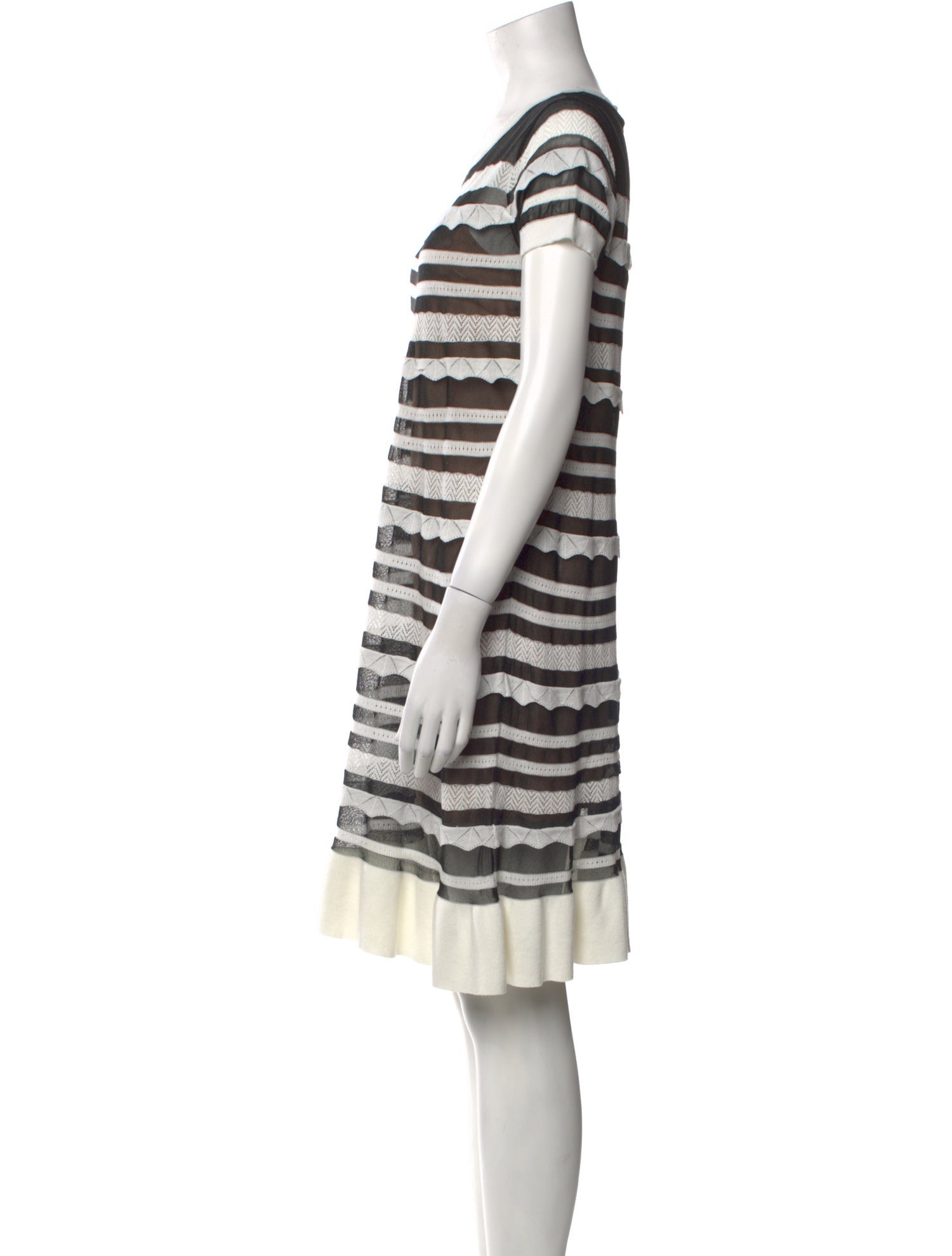 TWINSET Striped Mini Dress