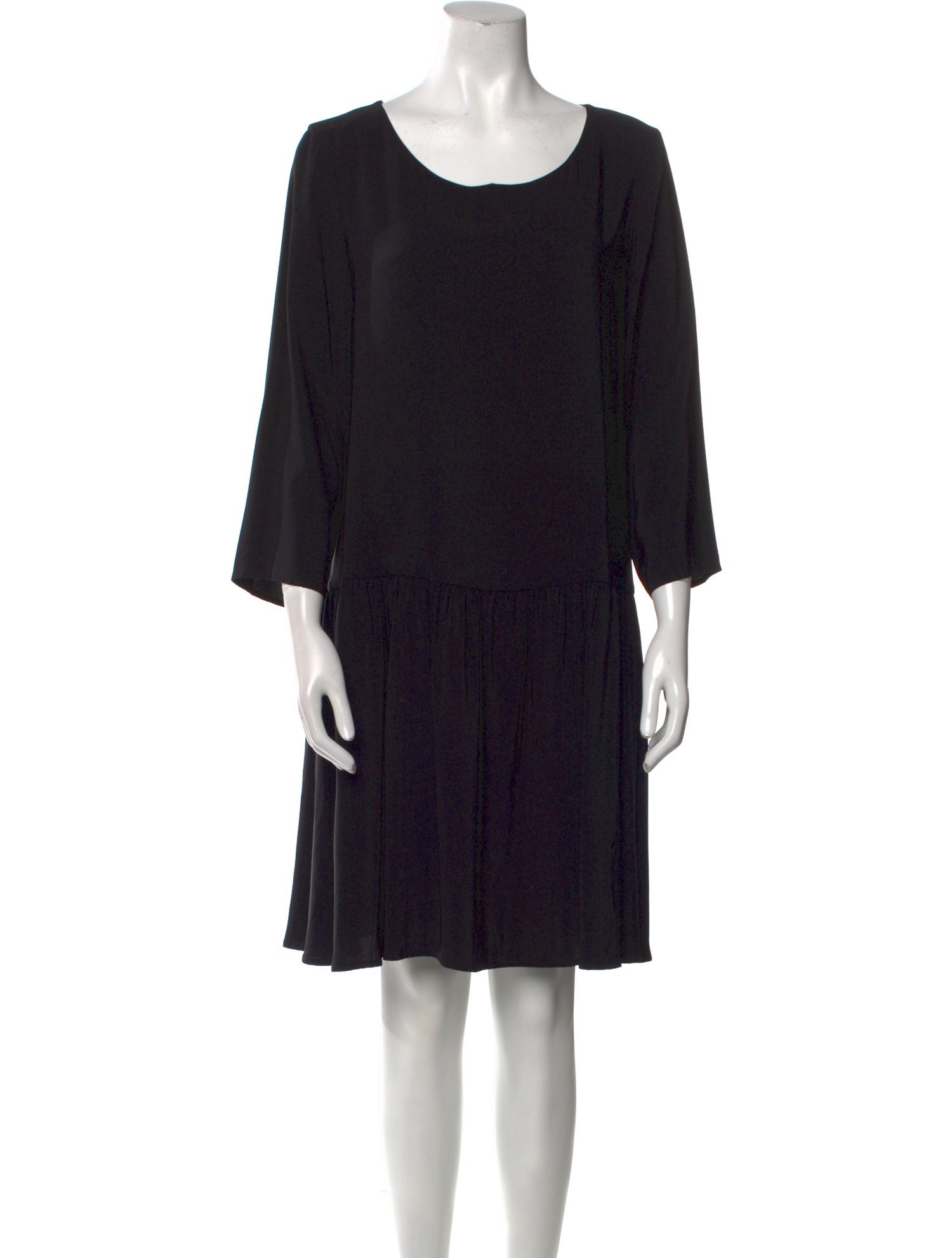 TWINSET Scoop Neck Knee-Length Dress