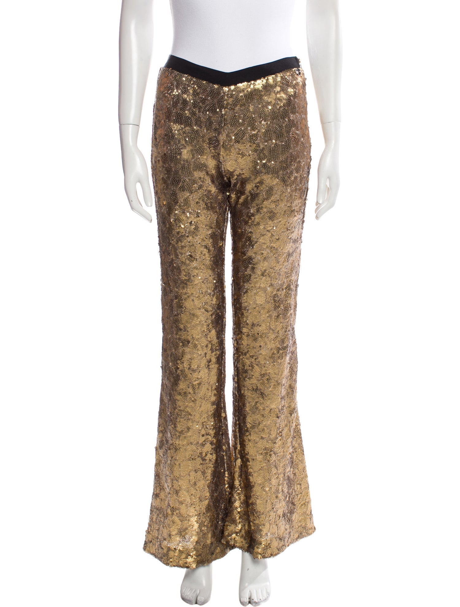 TWINSET Sequin Wide Leg Pants