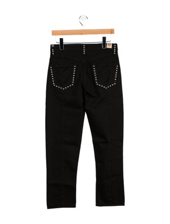 TWINSET High-Rise Straight Leg Jeans