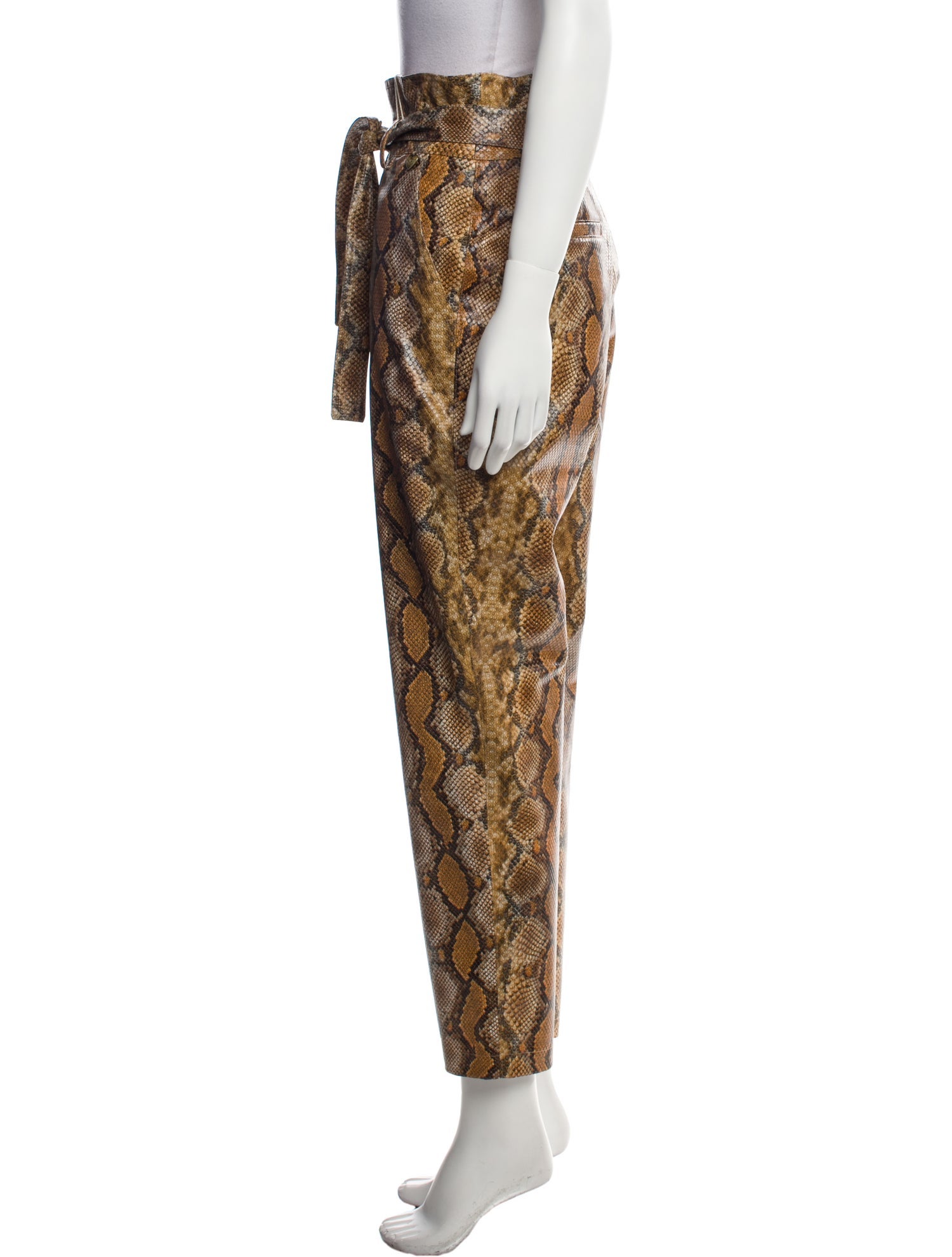 TWINSET Animal Print Straight Leg Pants w/ Tags