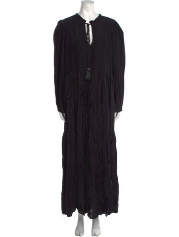 Twinset Dresses Tie Neck Long Dress L