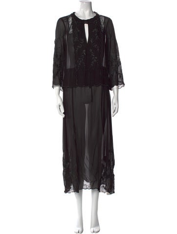 Twinset Dresses Crew Neck Long Dress Us6, It42 | M