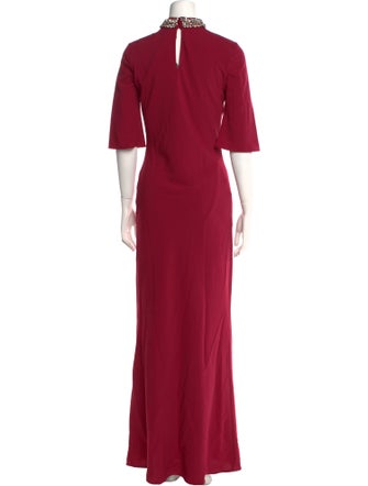 TWINSET V-Neck Long Dress