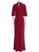 TWINSET V-Neck Long Dress